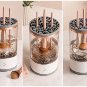 Limpiador Eléctrico De Brochas De Maquillaje
