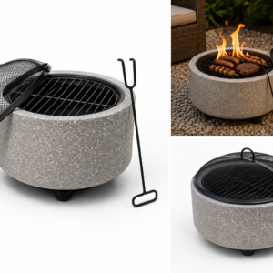 Asador Tipo Fogata Multifuncional