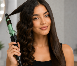 Combo Plancha para Cabello Aguacate + Pinza Rizadora