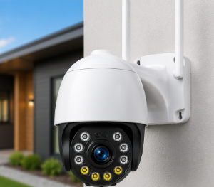 Cámara de Seguridad WiFi Exterior con Visión Nocturna