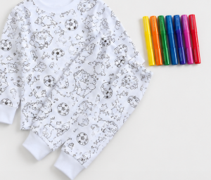 Pijama para Colorear niños